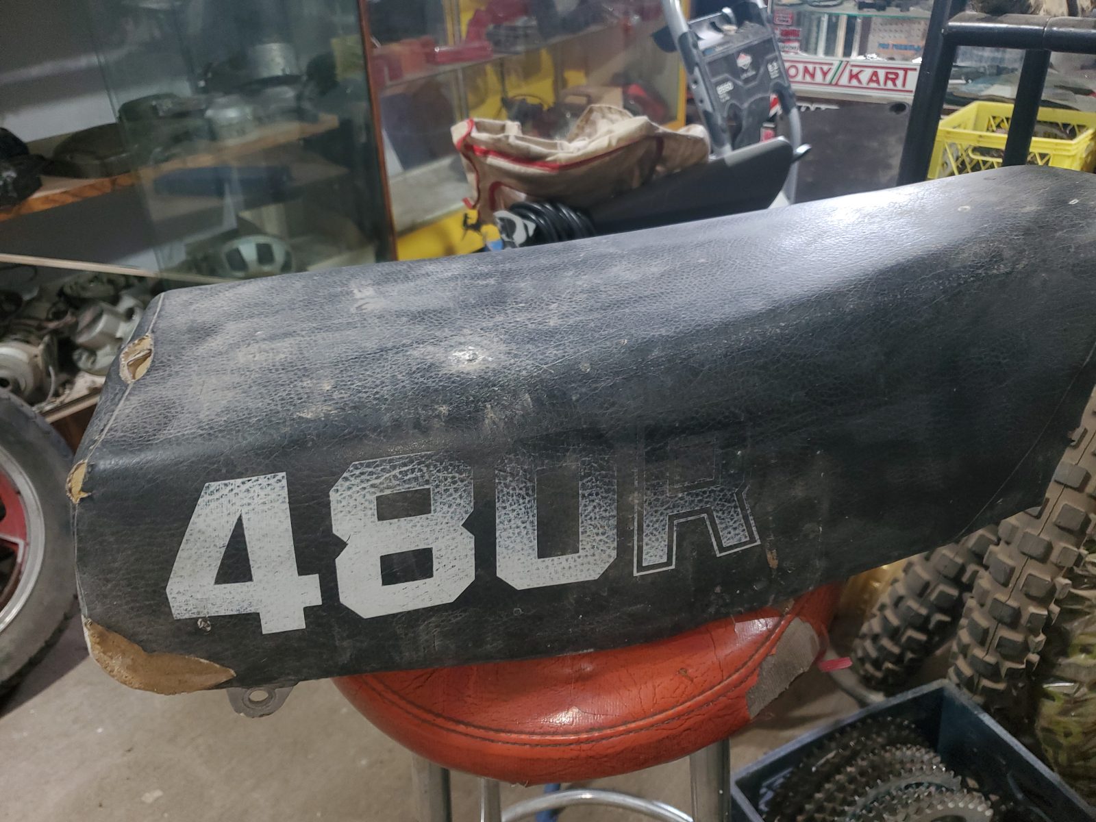 Honda cr480r seat photo
